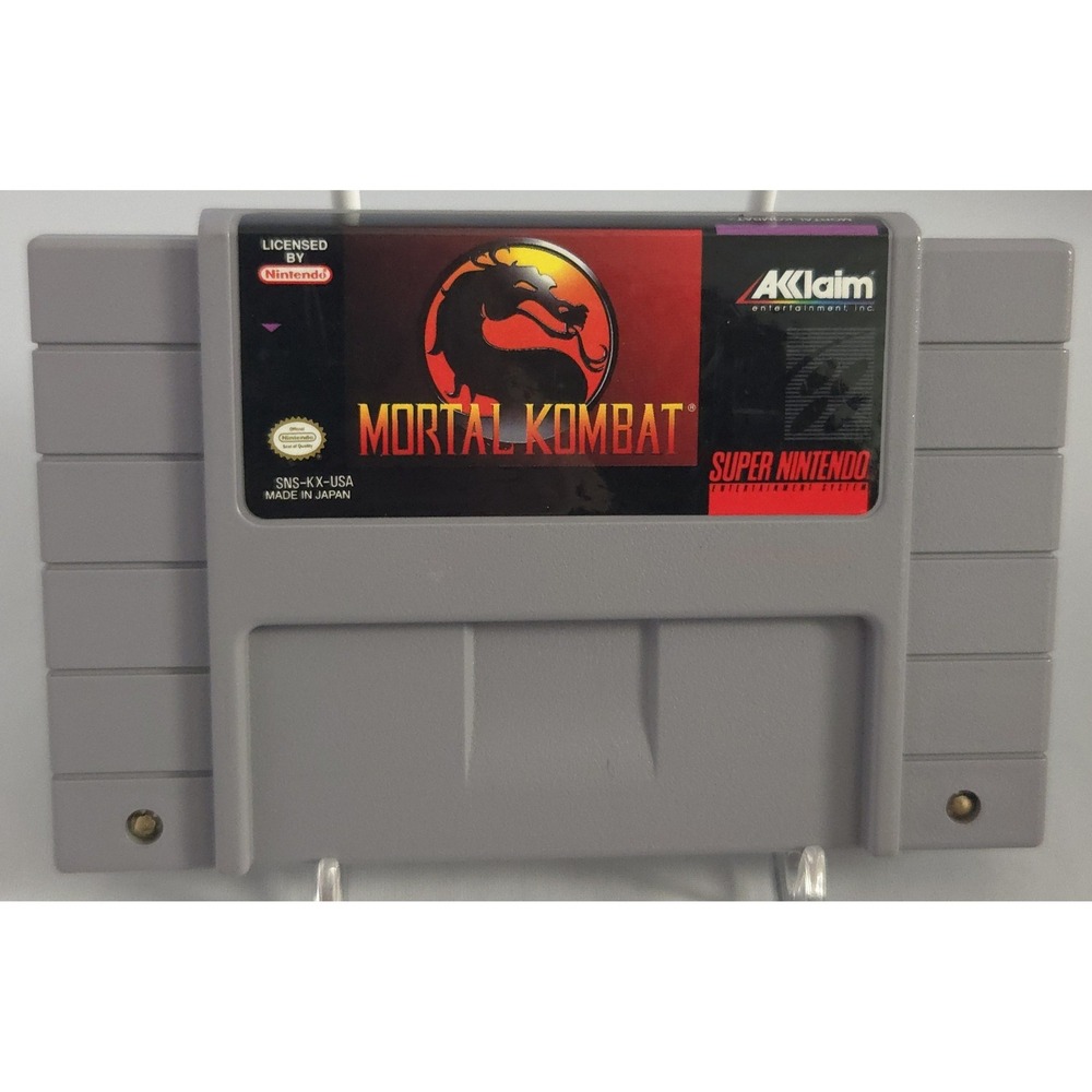 Mortal Kombat - Super Nintendo (SNES) - Cartridge Only - Authentic & Tested